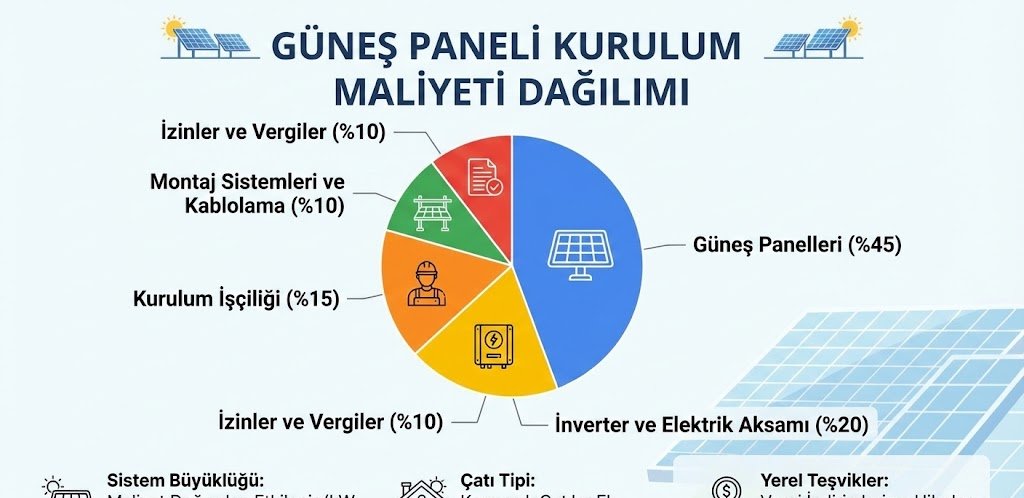 Güneş Paneli Kurulum Maliyeti