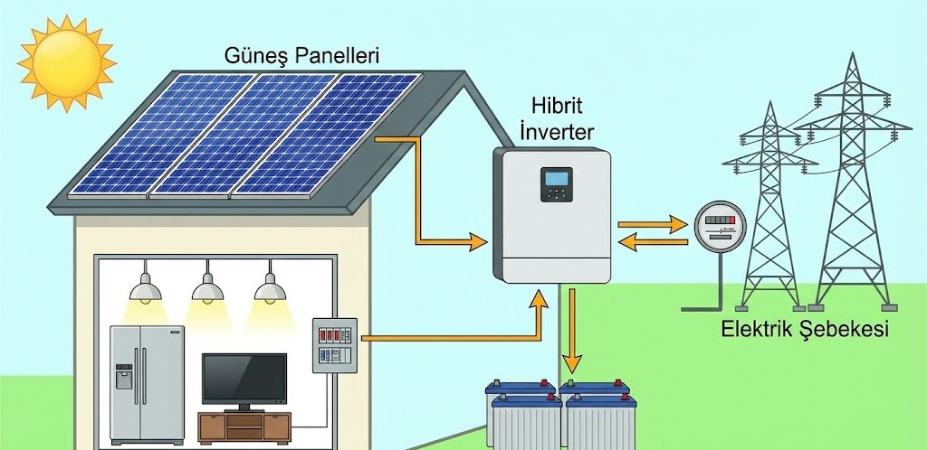 Hibrit Güneş Enerji Sistemi